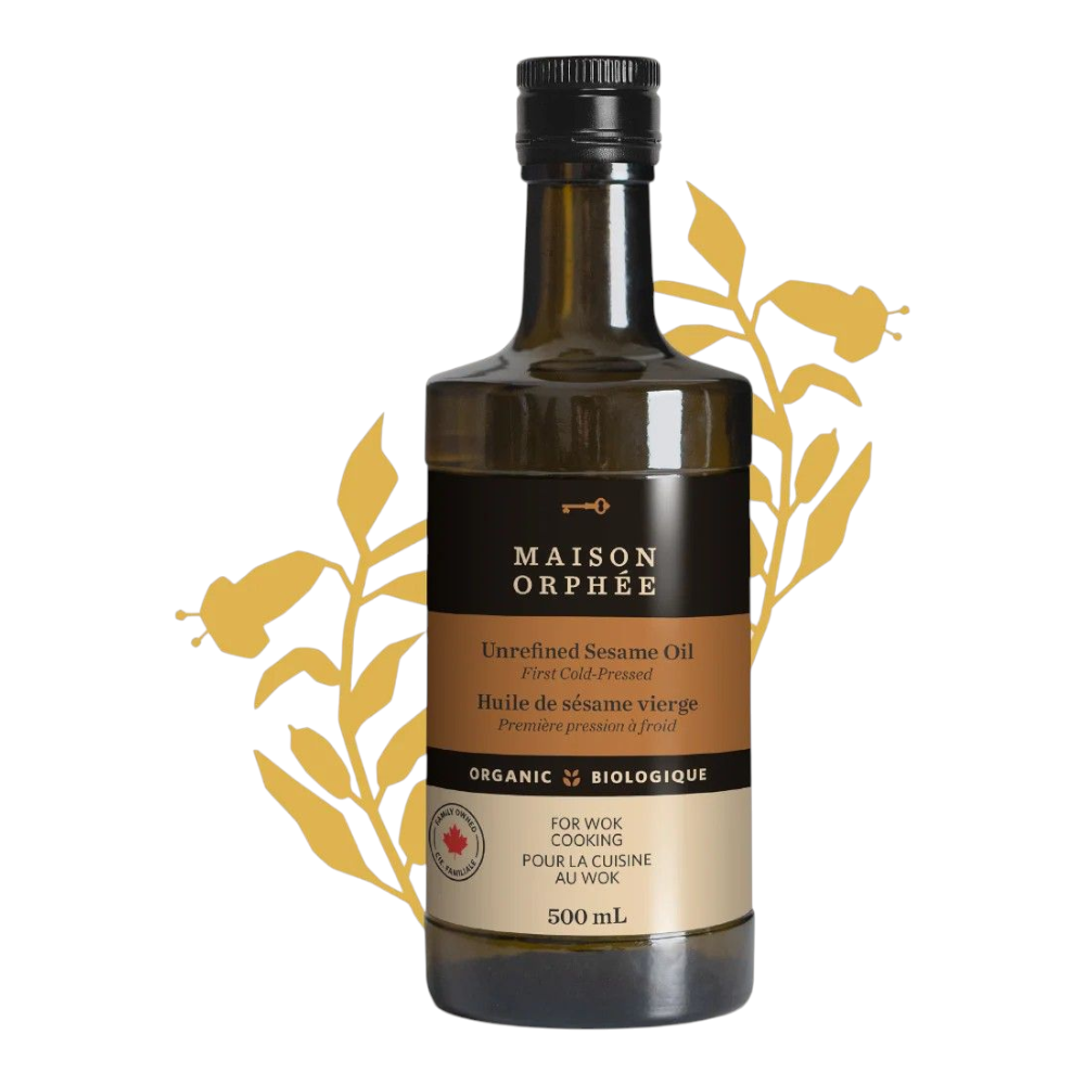 Huile de sésame grillé vierge BIO - 500ml