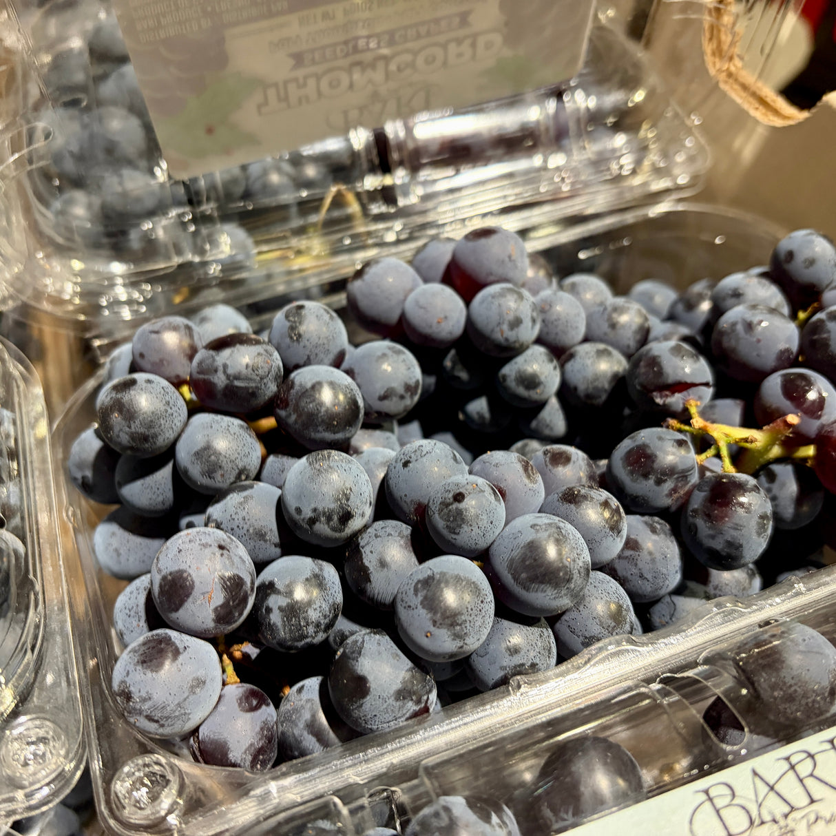 Raisins bleus - Panier 1L