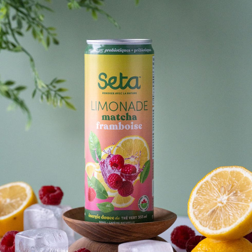 Limonade Matcha FRAMBOISES - 355ml