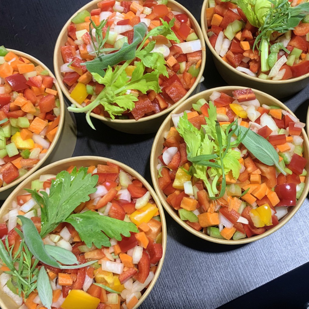 Mélange légumes frais coupés en dés - 700g