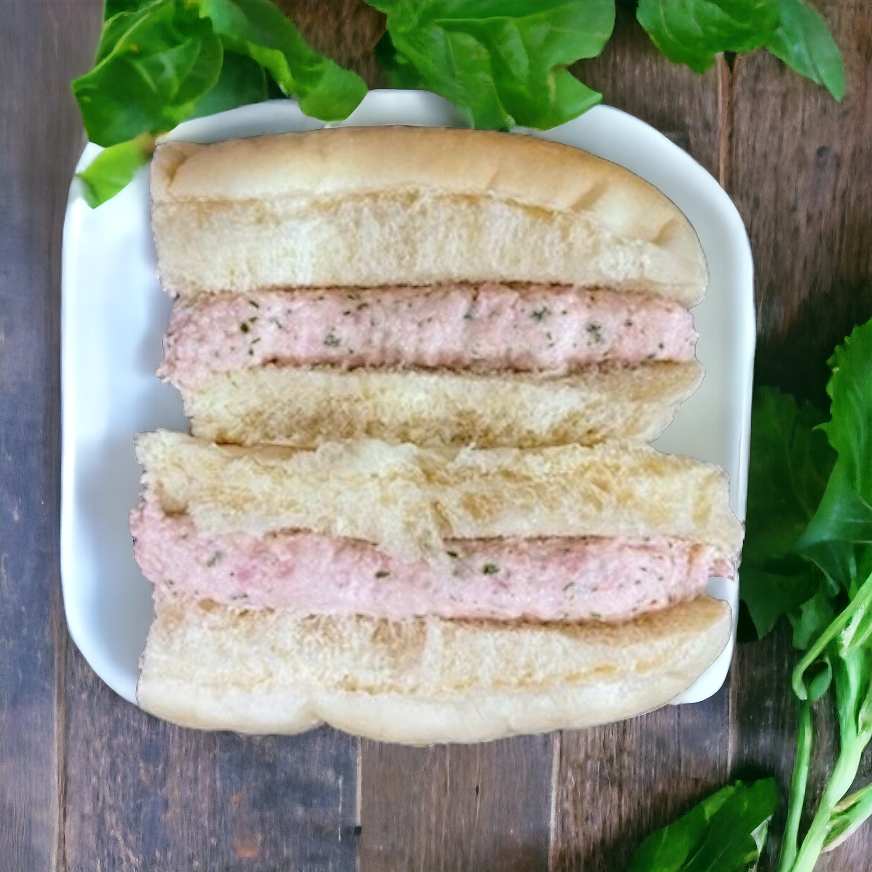 Pain maison fourré - Jambon