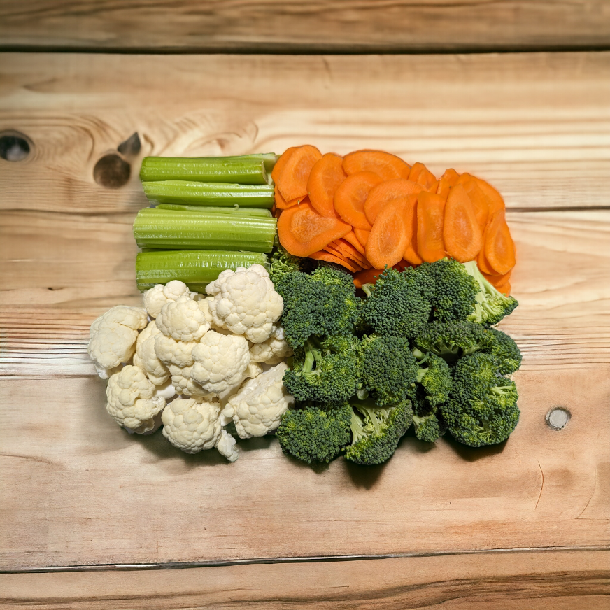 Crudités mixtes lavées et coupées - 1kg