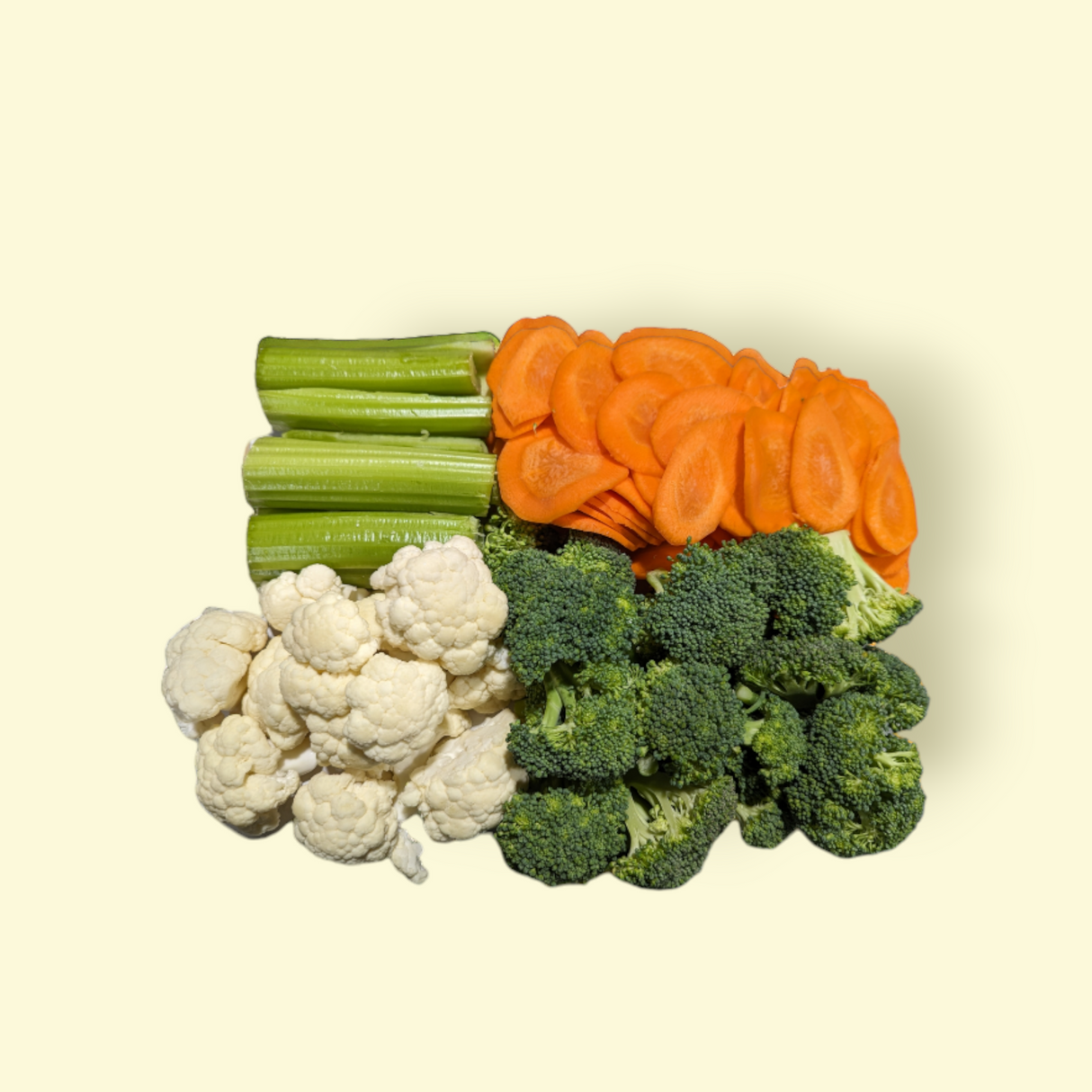 Crudités mixtes lavées et coupées - 1kg