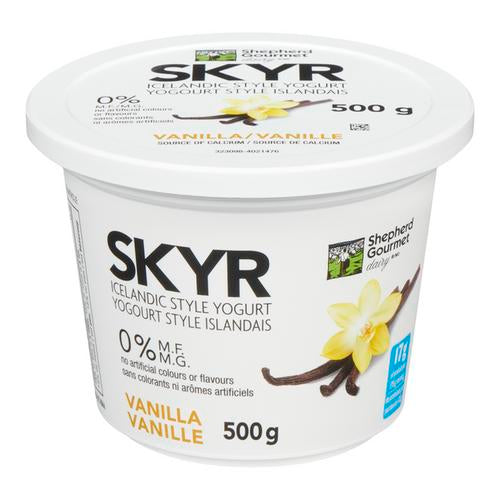 Yogourt SKYR style islandais 0% VANILLE - 500g