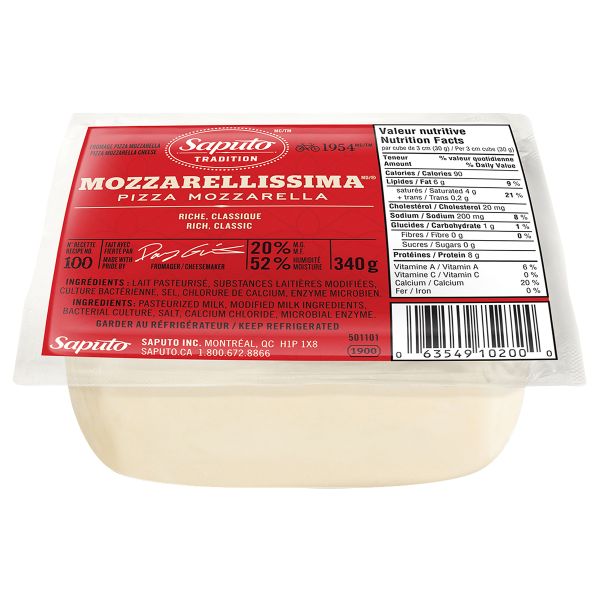 Saputo - Mozzarella pizza - 340g