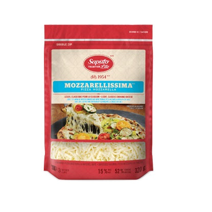 Saputo - Mozzarella râpé SANS LACTOSE - 320g