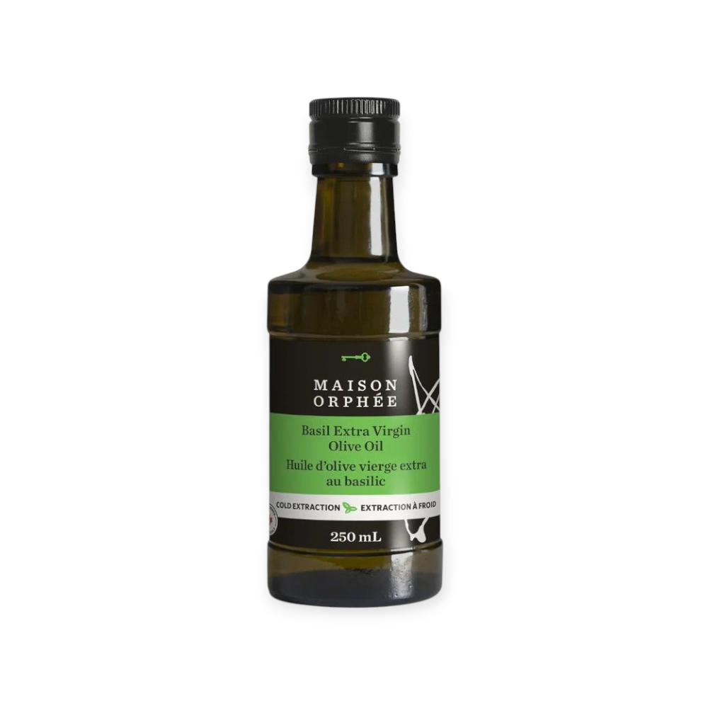 Huile d'olive vierge BASILIC - 250ml