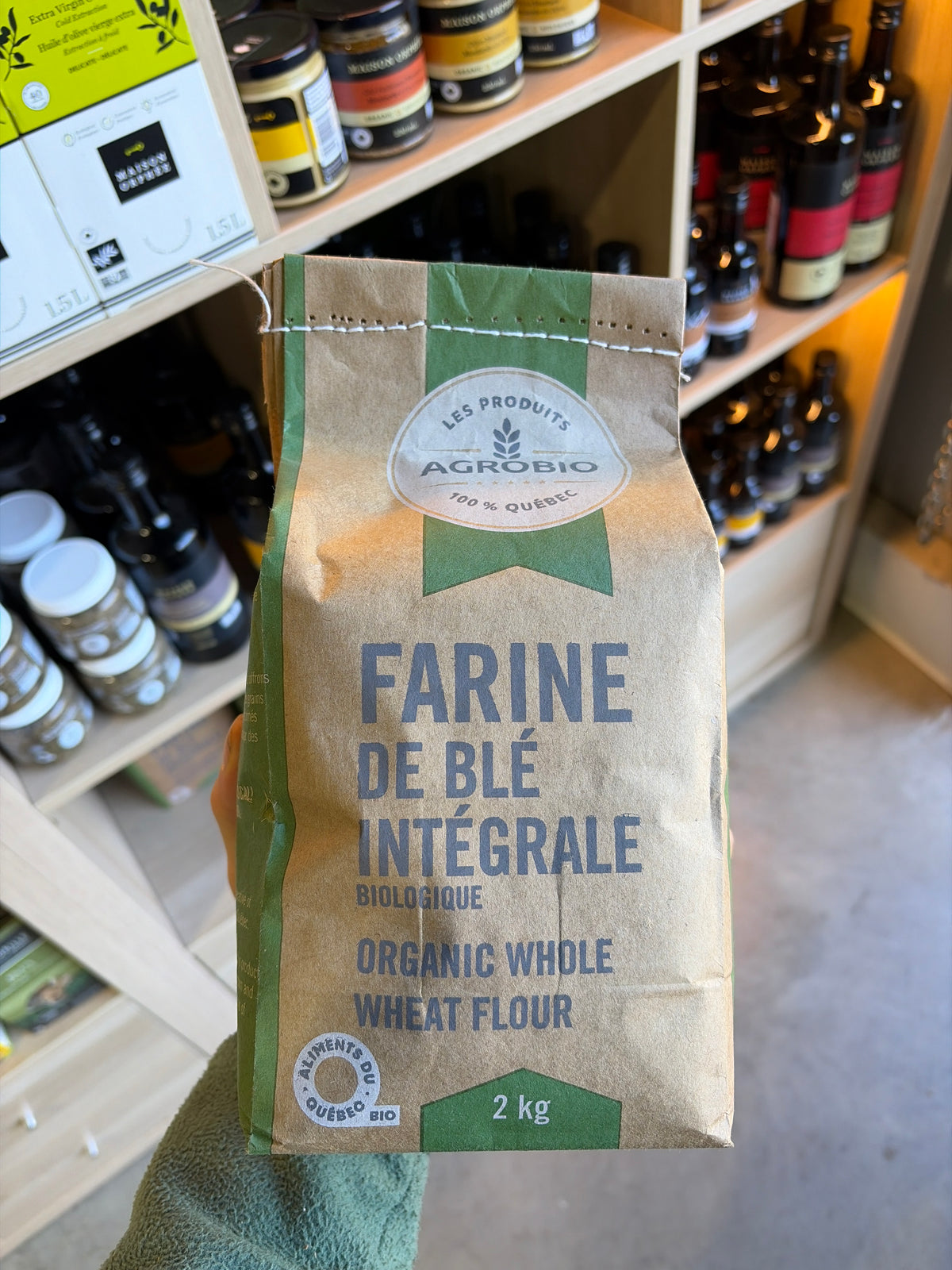 Farine blé intégrale BIO - 2kg