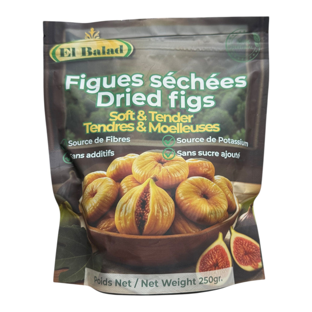 Figues sèches Tendres & Moelleuses - 250g