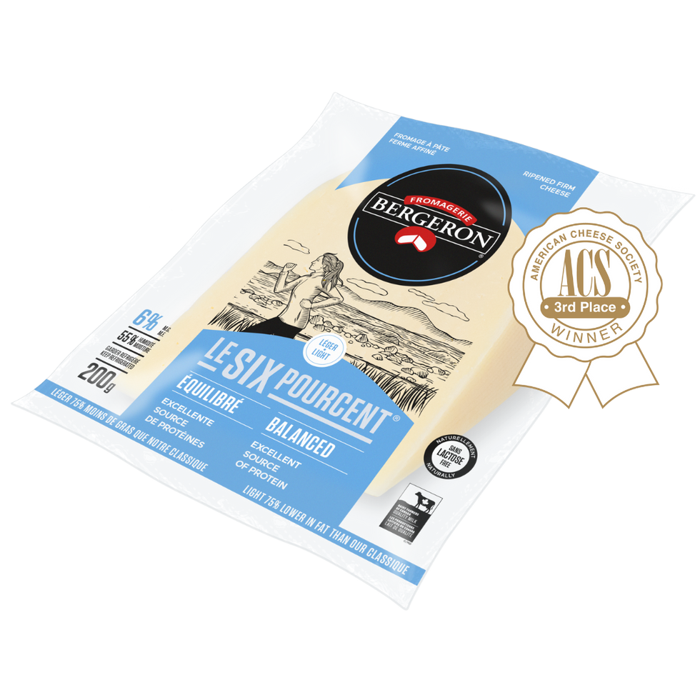 BERGERON - Le 6% Fromage léger - 200g
