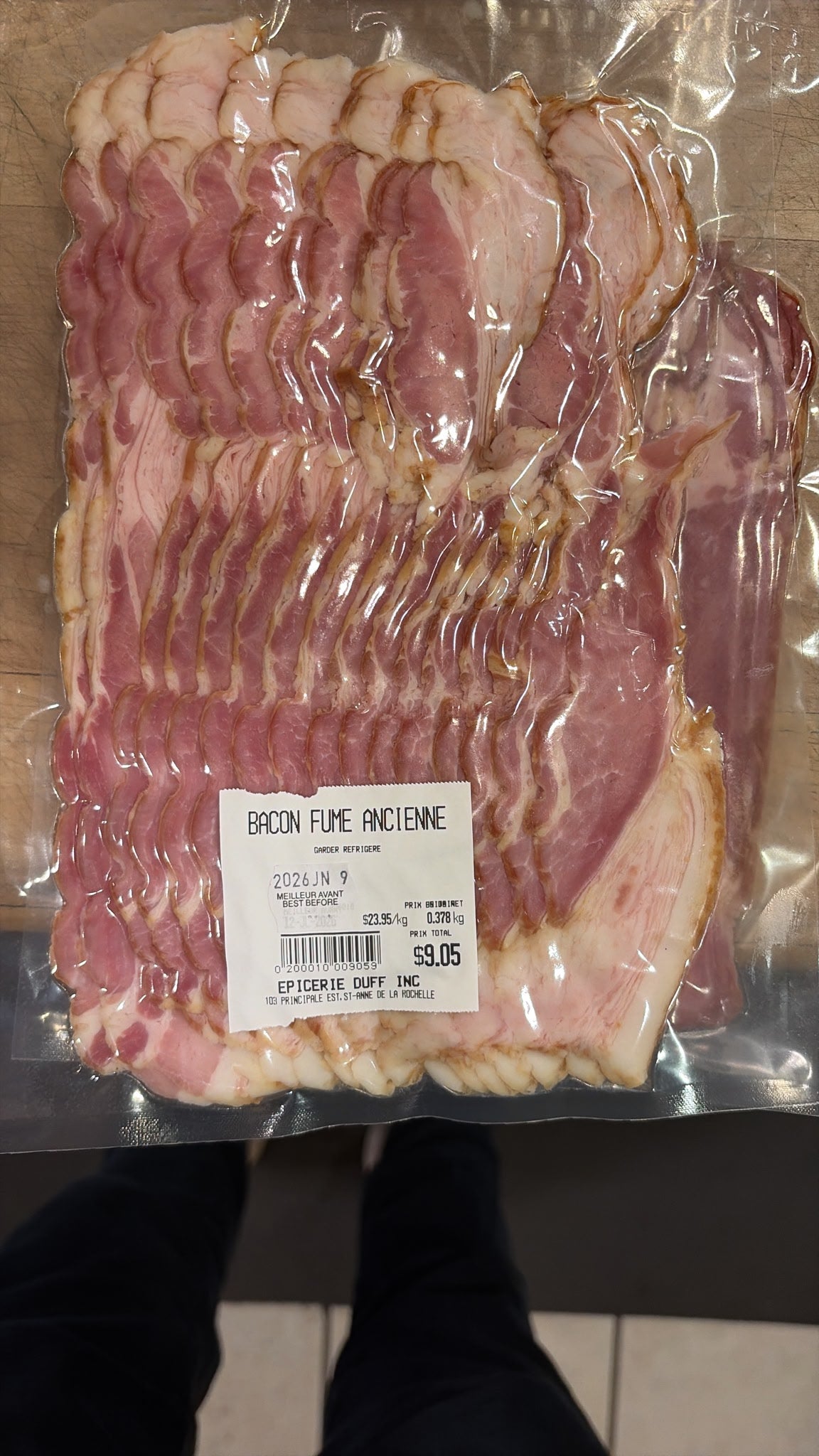 Bacon fumé à l'ancienne - 375g *9 juin*