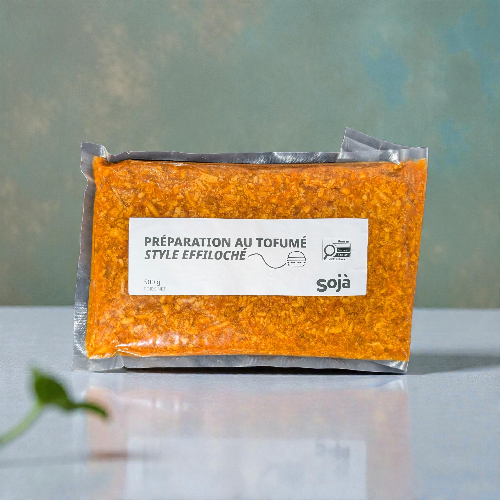 Tofu fumé mariné Style effiloché - 500g