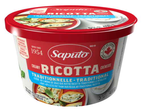 Ricotta crémeuse traditionnelle LÉGER - 400g