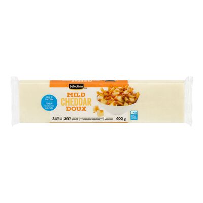 Sélection - Cheddar doux en bloc - 400g
