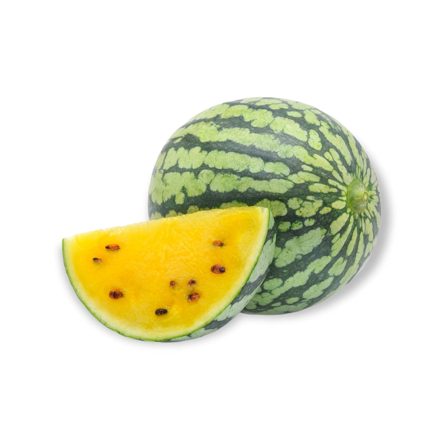 Melon d'eau jaune avec pépins - Moyen