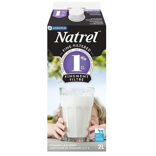 Lait finement filtré 1% - 2L