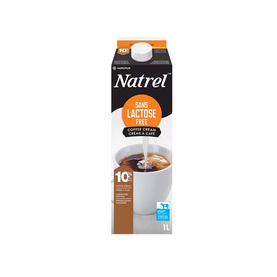 Crème à café 10% sans lactose - 1L – Marchand Chez Duff